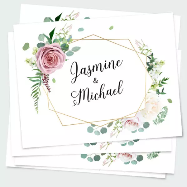 Impressão de convite casamento